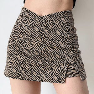 Chic Moment Mini Skirt // Zebra ~ HANDMADE