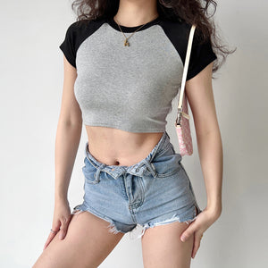 
            
                Load image into Gallery viewer, Melrose Avenue Frayed Denim Shorts
            
        