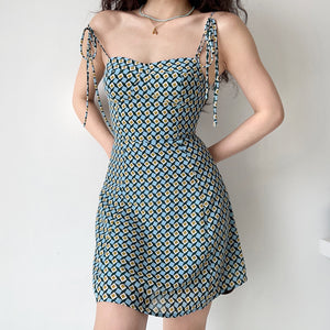 
            
                Load image into Gallery viewer, Jez Abstract Mini Dress
            
        