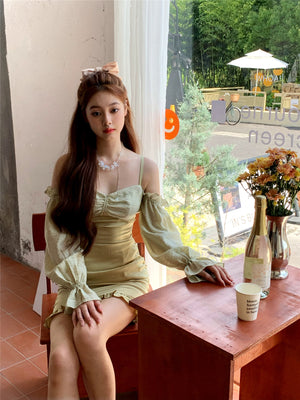 Amber Ice Lantern Dress ~ HANDMADE