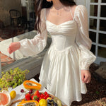 Juliet Silk Pleated Dress ~ HANDMADE