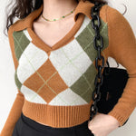 Orange Pekoe Diamond Sweater