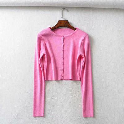 Athena Knit Top // Pink
