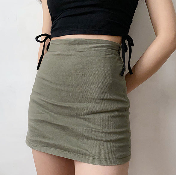 Cargo Half-Length Skirt - Pellucid