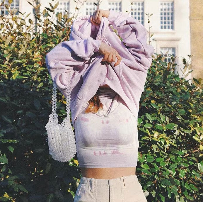 Chrystal Beaded Bag [Handmade] - Pellucid