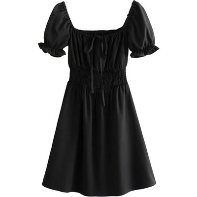 
            
                Load image into Gallery viewer, Puff Sleeve Picnic Dress - Pellucid
            
        