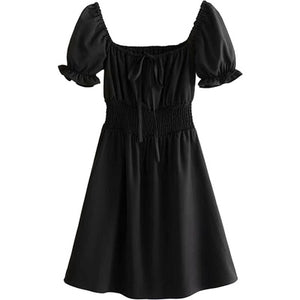 
            
                Load image into Gallery viewer, Puff Sleeve Picnic Dress - Pellucid
            
        