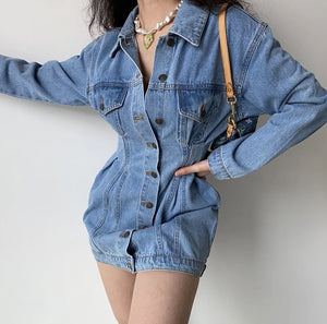 Designer Chic Denim Dress