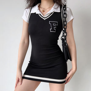 Academy Knitted Vest Dress