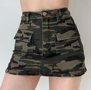 New Revolution Denim Pocket Skirt