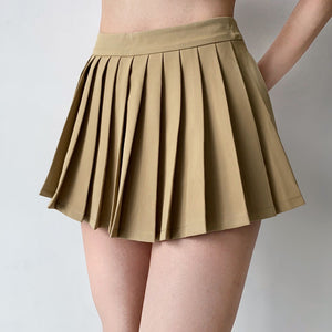 Out of Bounds Pleated Skirt