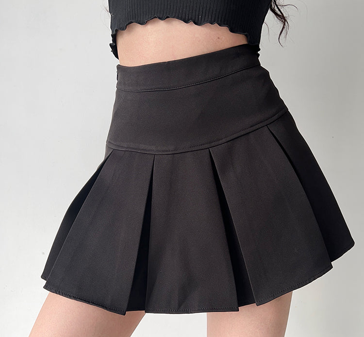 Academia High-Waisted Pleated Skirt – Pellucid