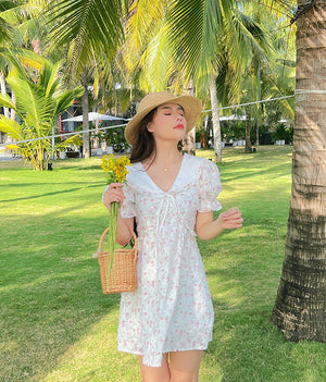 Sakura Sweet Mousse Dress ~ HANDMADE