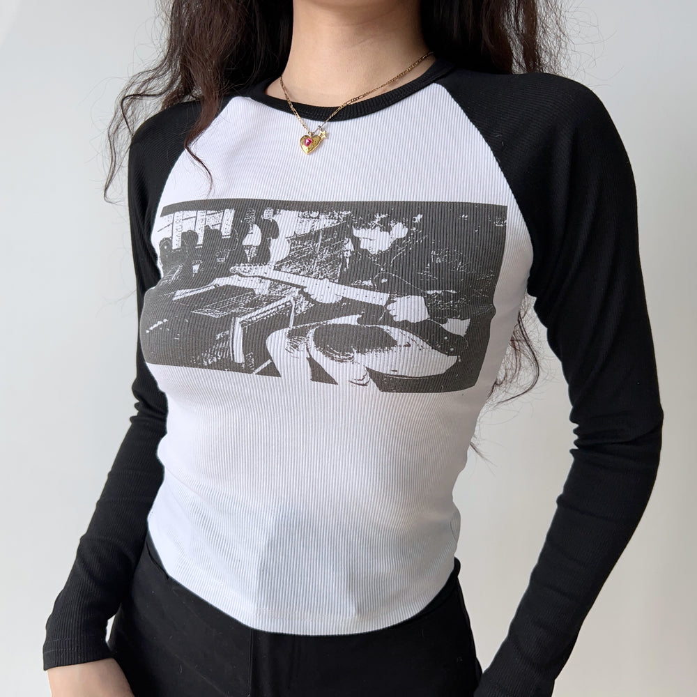 
            
                Load image into Gallery viewer, Retro Rock Contrast Shirt
            
        