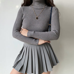 
            
                Load image into Gallery viewer, Amour Knitted Turtleneck Sweater
            
        