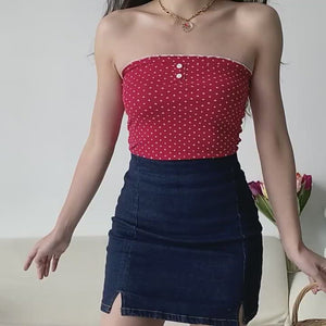 
            
                Load and play video in Gallery viewer, 1950 Suits Tube Top ~ HANDMADE
            
        
