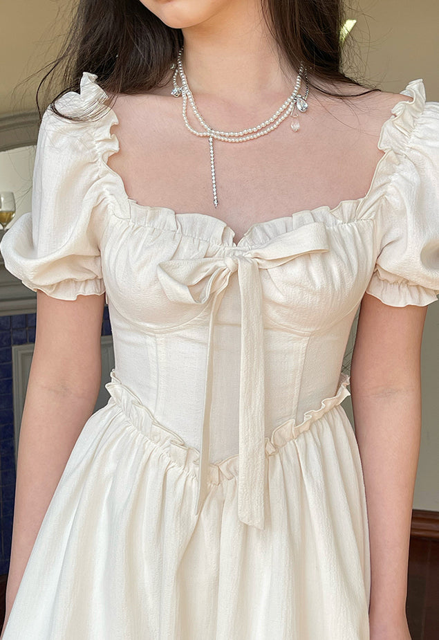 Vintage Sweetheart Bustier Dress ~ HANDMADE