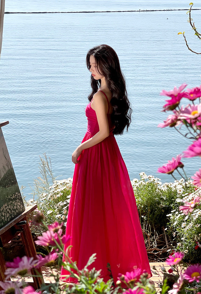 Summer Berry Dress ~ HANDMADE Large / Floor Length Summer Berry Dress ~ HANDMADE Large / Floor Length