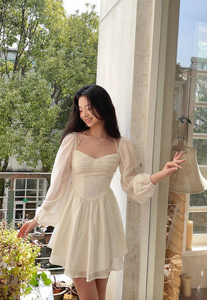Juliet Silk Pleated Dress ~ HANDMADE