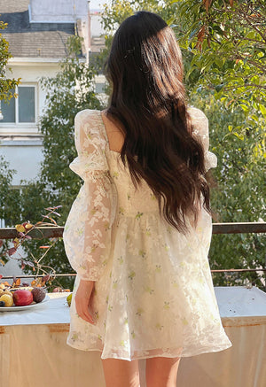 Fairy Garden Mesh Dress ~ HANDMADE